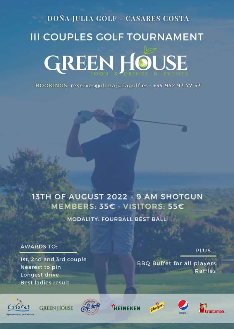 III Golf tournament Green House Doña Julia