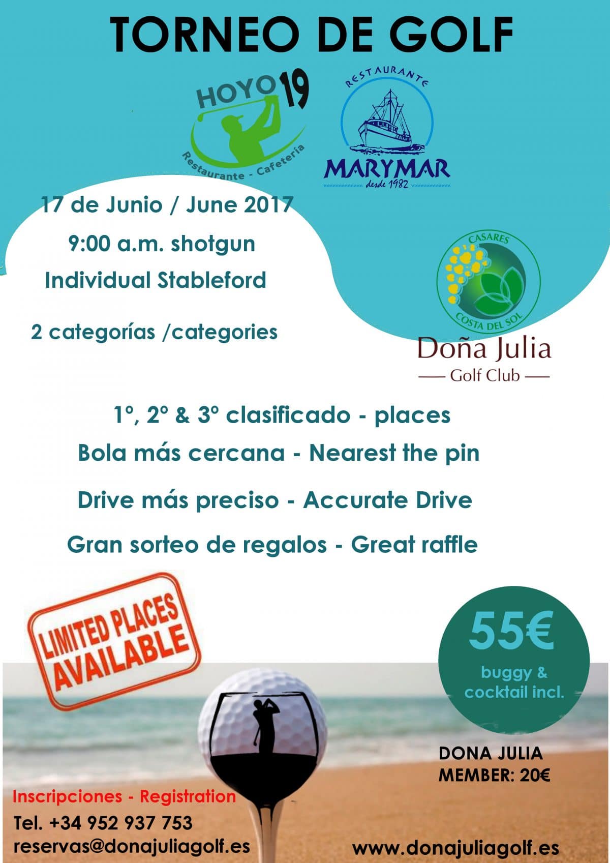 Torneo de Golf Restaurante Marymar – Hoyo 19